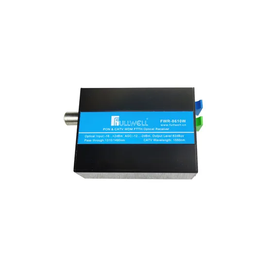Fullwell FTTH Wdm AGC Optical Receiver with 2RF Output
