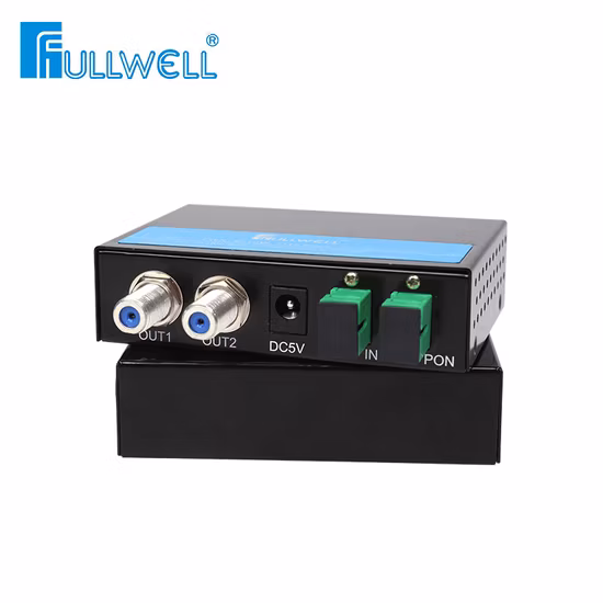 Fullwell FTTH Wdm AGC Optical Receiver with 2RF Output