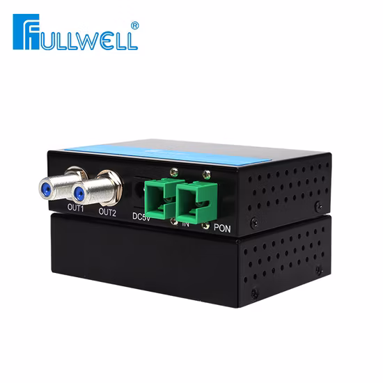 Récepteur optique Fullwell FTTH Wdm AGC avec sortie 2RF